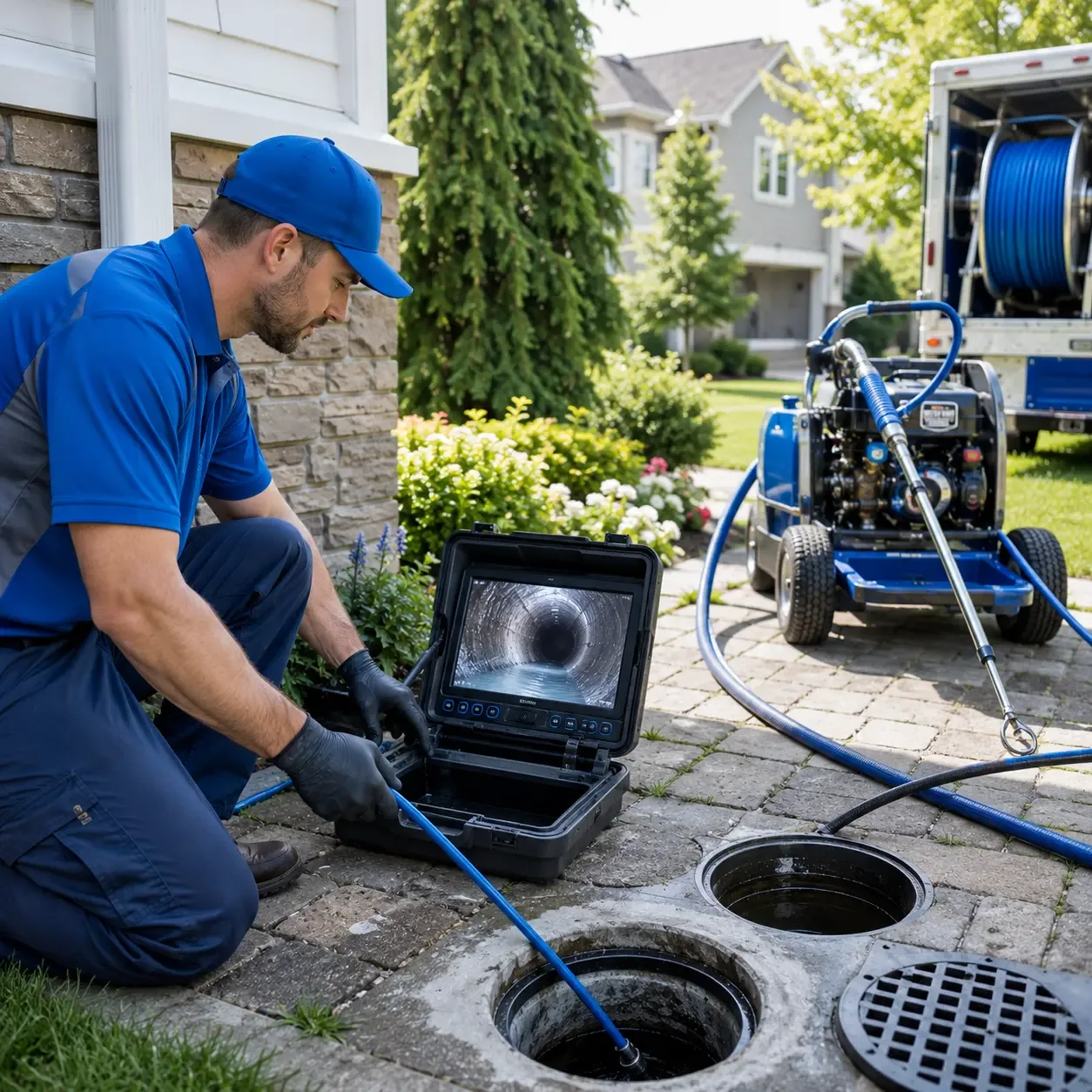 Outdoor drain cleaning professionals serving Goffstown, NH